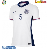 England John Stones #5 Replica Home Shirt Ladies Euro 2024 Short Sleeve